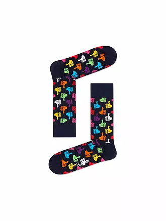 HAPPY SOCKS | Damen Socken THUMBS UP 36-40 navy | 